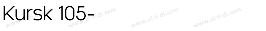 Kursk 105字体转换